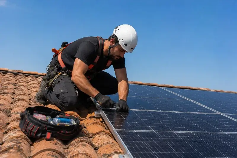 Maintenance et monitoring de panneaux solaires à Mérenvielle